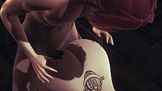 hentai hermi gets fucked with creampie at university