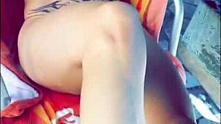 Watch This Milf Flash Outdoors!