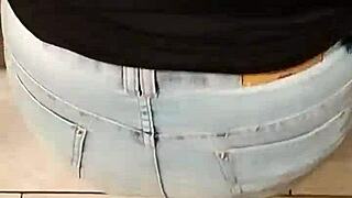 Skirtshouse Intensely Fucks Clara In Jeans Skirt Outfit