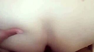 the chubby milf gets on all fours