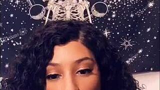 The gorgeous lightskin german teen 18+ exclaims, 'Suck this big cock!'