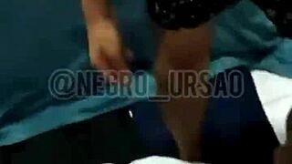 three straight guys have an orgy complete on red