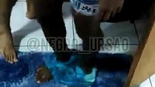 three straight guys have an orgy complete on red