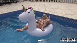 Aviva Rocks - Masturbates On Unicorn