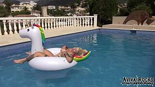 Aviva Rocks - Masturbates On Unicorn