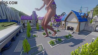 Mercy grows huge in crossdressing hentai adventure