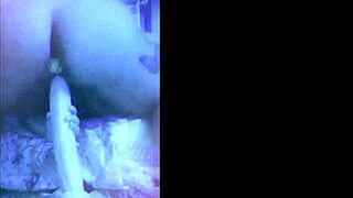 juicy pussy gets stretched by big hard plastic cock