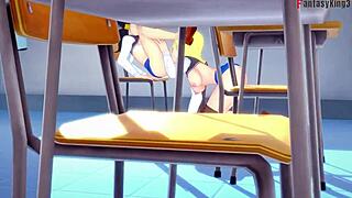 Android 18 Fucks Videl Hard!