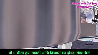 Beautiful Teen Girl's Sexy Poses in Airplane