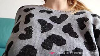 vends-ta-culotte - pregnant french woman strips and fingers pussy - charlottex