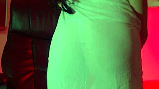 Is this sneaky bride teasing you with her boobs?