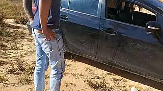 pneu furou and i needed help, watch full on red, almost got caught!