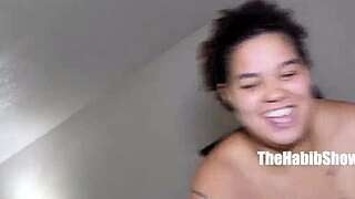 Lady Queen Creo Passionately Delivers Blowjob Before Intense Pussy Fucking