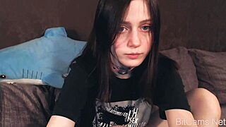 Teen Webcam Girl Pounds Dildo Hard in Masturbation