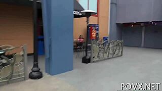 couple teen slut blowjob cock hardcore shaved pussy hairless sex