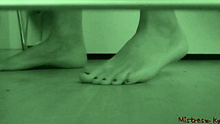 Wow, perfect feet in POV ground view!