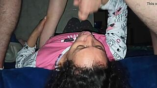 Mature milf loves sucking cock and rimming for her son's friend