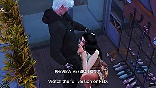 in this 3d hentai, naughty anime girls have playful sex