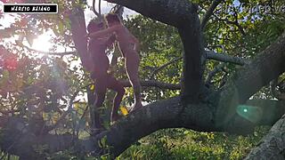 sexy wife offers anal to monster cock in amazon forest