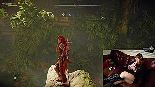 gamer slut forgets cam is still on during intense session