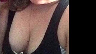 Sexy white teen with big tits