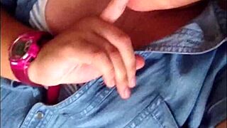 Sexy white teen with big tits