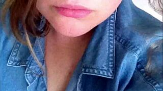 Sexy white teen with big tits