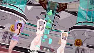 Pussyverse mmd chung ha - stay tonight hoyogirls lumine stelle kiana nicole