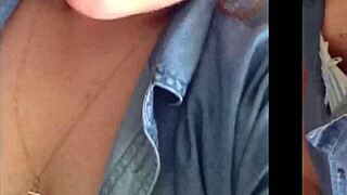 Sexy white teen with big tits