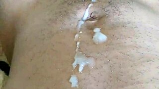 Watch Leke enjoying cum on his twink belly?