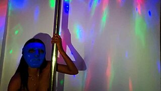 Stepmom Dances On Pole For Graduated Stepson, Man Asks Her To Wear Religious Clothes And Fucks Her Deliciously