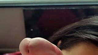 white wolf slut sucking in front of jacuzzi!