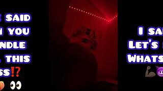 Met on black dating app, she bends over for my big black cock