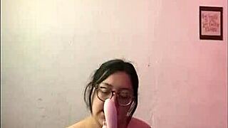 Watch my wife use a dildo for double penetration