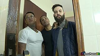 Best Friends Take Turns with My Stepmom After Bet