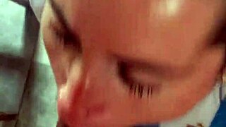 girlfriend slut blowjob cum blonde friend liquid lunch