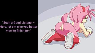 My first short joi with amy rose, caught her fingering herself.