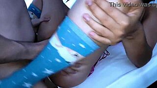 finally, my stepfather tastes my wet pussy after school