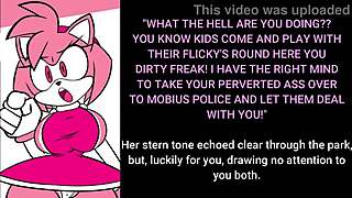 My first short joi with amy rose, caught her fingering herself.