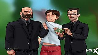 Summertimesaga unveils first teen slit in episode 1 part 37. Anime hentai action unfolds!