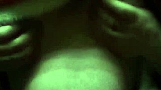 christmas show with natural tits massage!