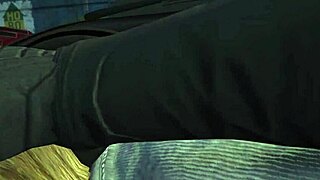 Dirty Blonde Prostitute in Wild GTAV Action