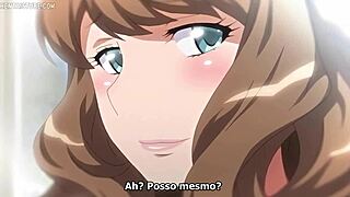 i love this hentai where the onee-chan milf gives a blowjob with her big tits