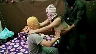 Latina trio homemade fun takes over with university friend