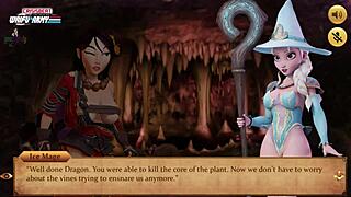 Princess Quest Demo: Asian Redhead's Big Ass and Tits in Action!