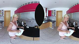 Casual-Narrative Italian blonde lover takes it hard in anal play