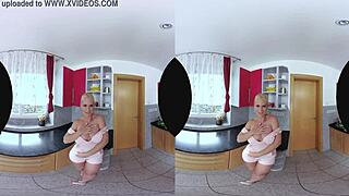 Casual-Narrative Italian blonde lover takes it hard in anal play