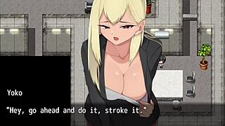 Blonde Nympho Cums On Girl's Thighs In Public Ranch Anime