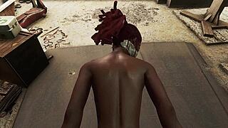 I'm the hot black woman bound in fallout 4.