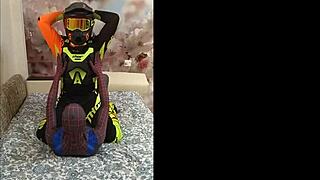 Damn, Spiderman with biker gay action!